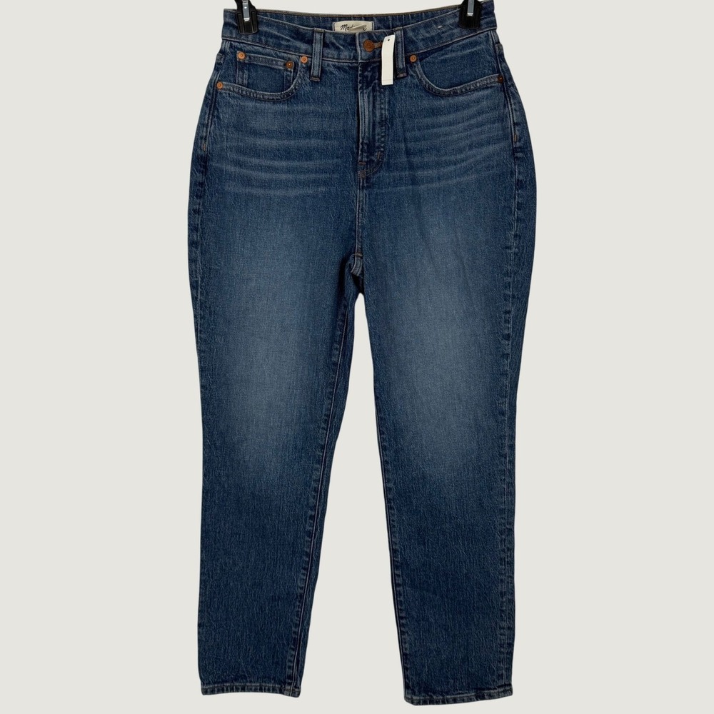 Madewell The Curvy Perfect Vintage Jean NM281 Medium Wash Blue 29 High Rise